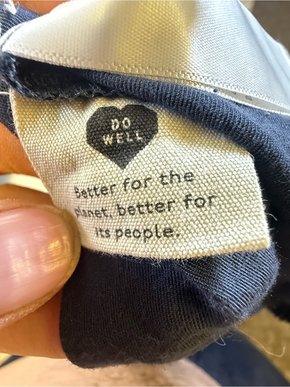 Madewell Navy Blue Short-Sleeve Elastic-Waist Jumpsuit - Picture 8 of 8